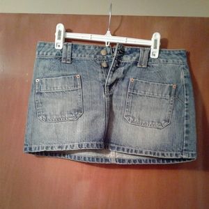 American Eagle denim mini skirt. Size 6
